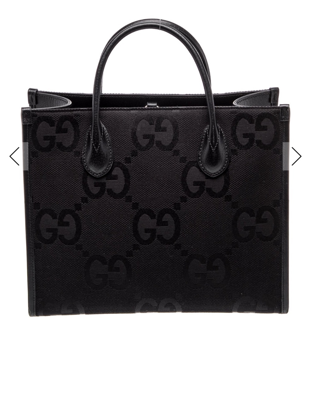 Gucci Monogram GG Jumbo Textured Tote - Picture 3 of 11